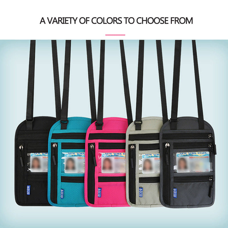 Secure Travel Wallet with RFID Passport Holder