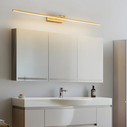 Contemporary Bronze Dimmable LED Bathroom Light Fixture