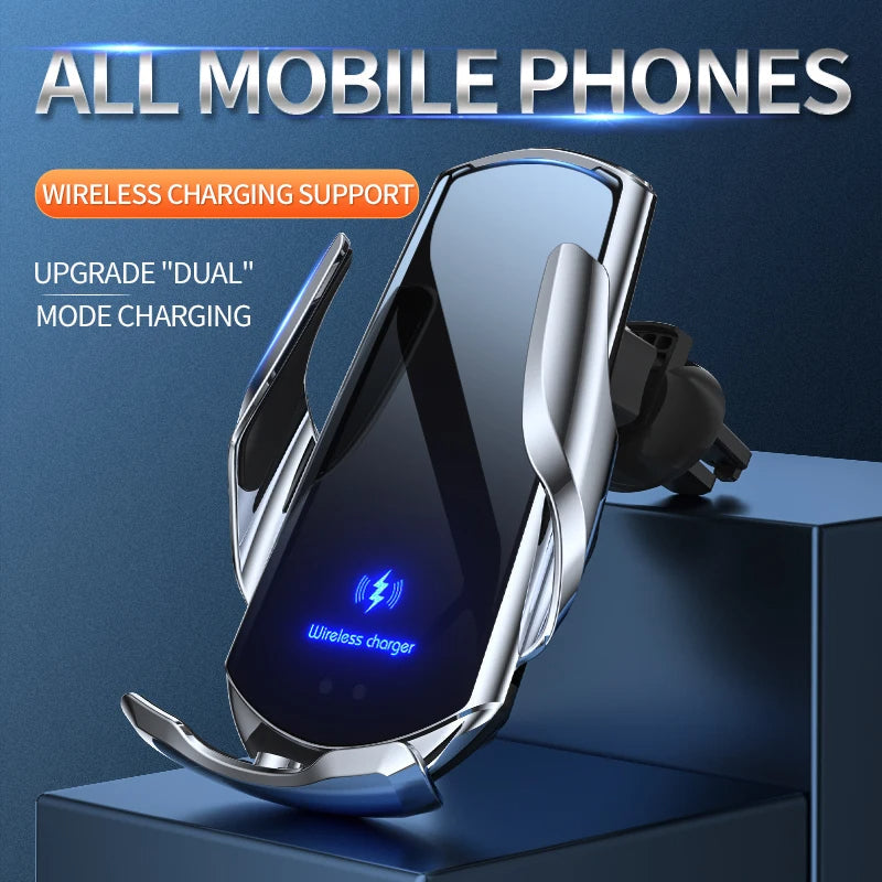 Wireless Car Charger Mount with Auto Clamp Fast Charging - Cofik