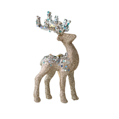 Glamorous Reindeer Christmas Ornament