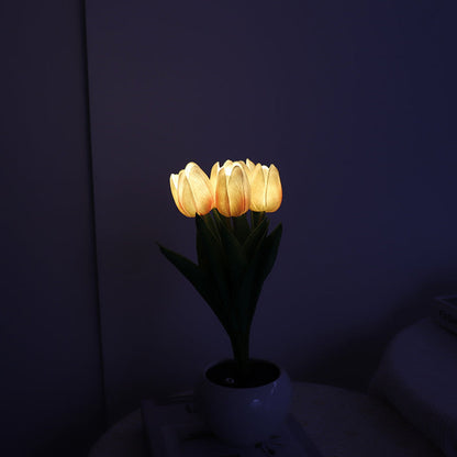 Slim Modern Flower Table Light