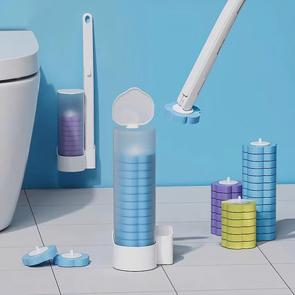 Soft Bristle Toilet Brush with Replaceable Head