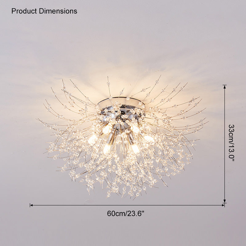 Elegant Crystal Ceiling Light Fixture