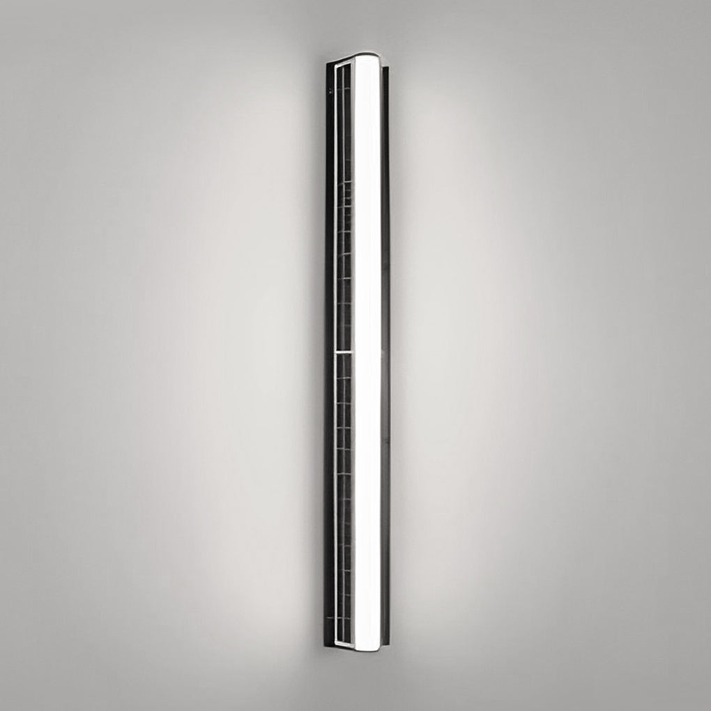 Outdoor LED Solar Wall Lamp Waterproof Modern Linear Light