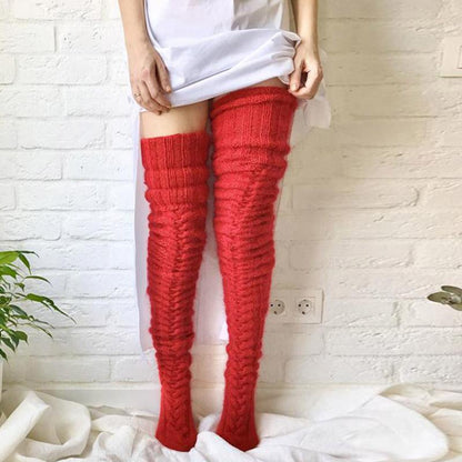 Cozy Thermal Knee High Knitted Winter Socks
