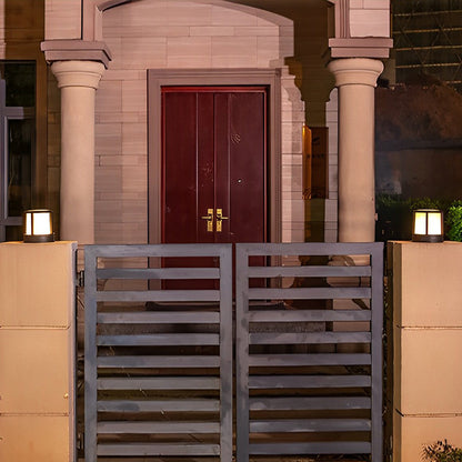 Sleek Metal LED Weatherproof Outdoor Post Lights
