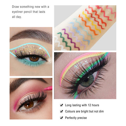 Vibrant 20 Piece Eye Pencil Set