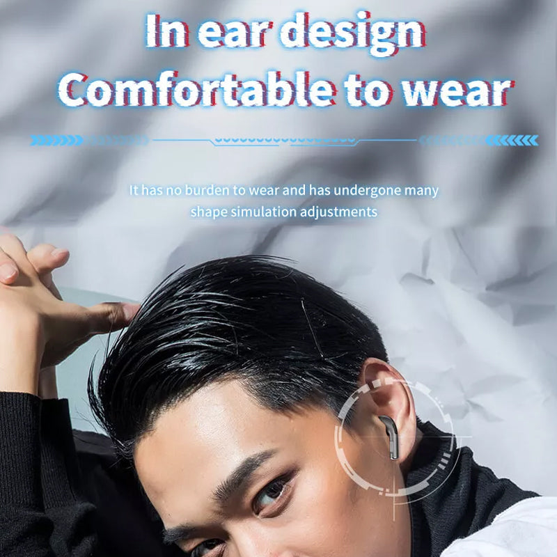 Wireless Bluetooth Headphones with Mic Display