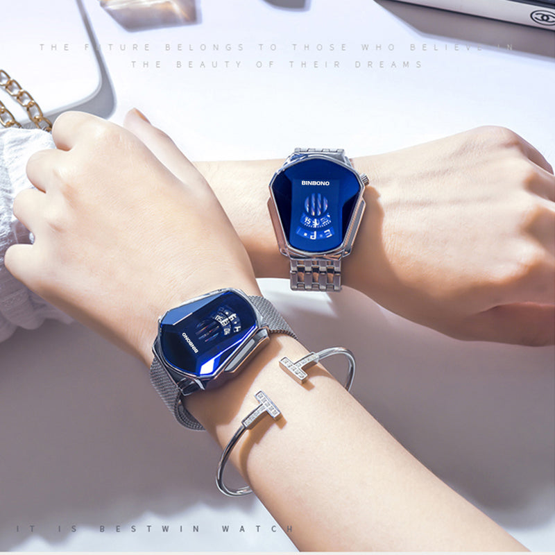 Men's Luxury Quartz Diamond Watch