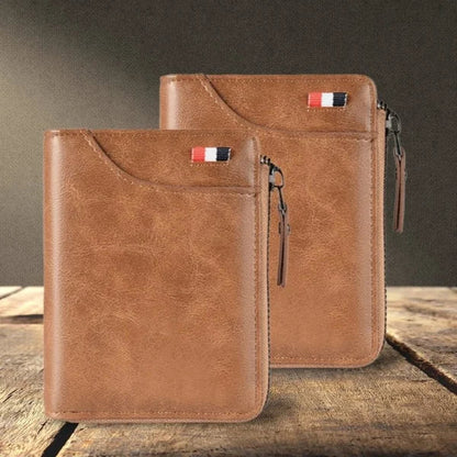 Secure Men's PU Leather RFID Wallet