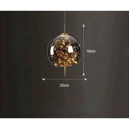 Stylish LED Hanging Star Light Fixture