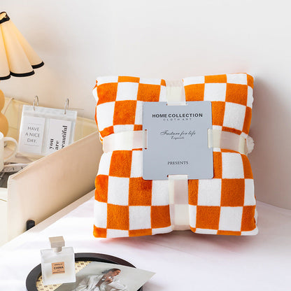 Cozy Plaid Throw Blanket for Home Decor
