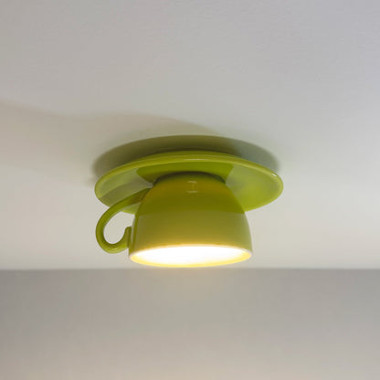 Unique Coffee Cup Shaped LED Ceiling Light Fixture