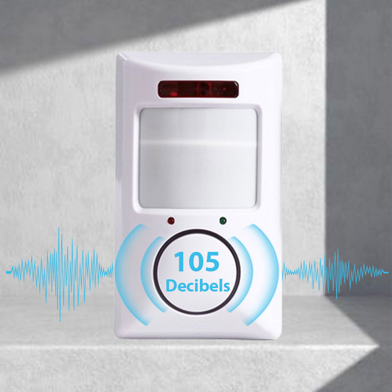 Secure Home Alarm System with Loud 105dB Siren
