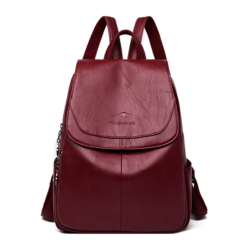 Fashionable Ladies Genuine Leather Backpack