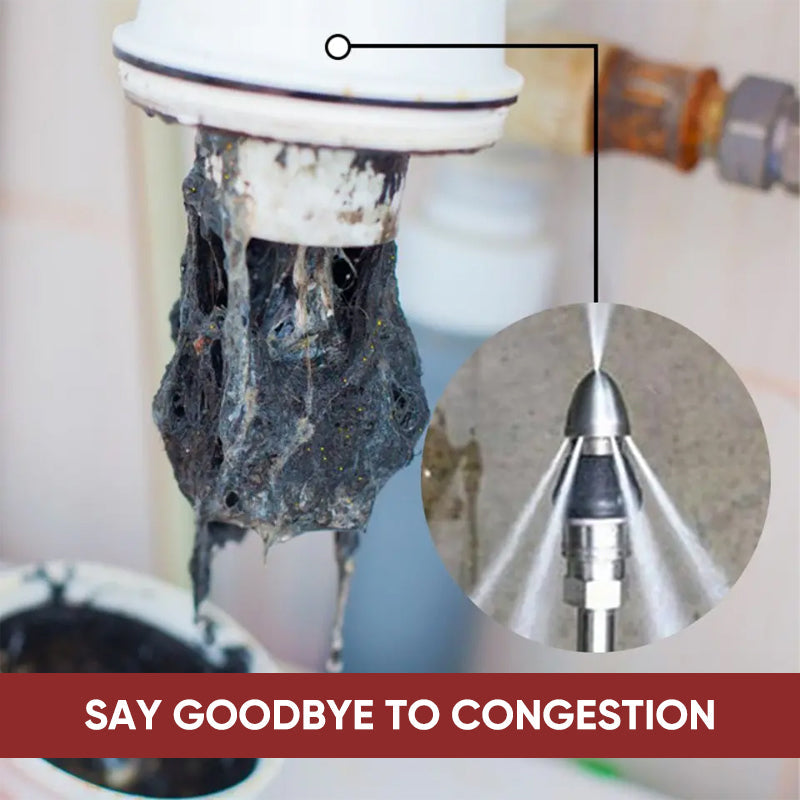 Powerful Drain Cleaner Nozzle for Clogged Pipes