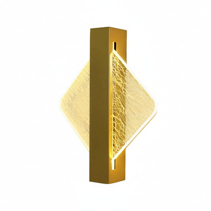 Contemporary LED Wall Light – Sleek Glass Bedroom Sconce