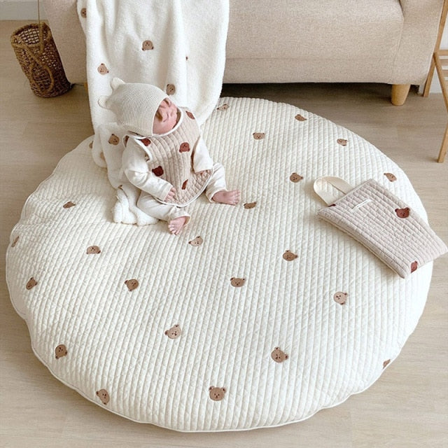 Cute Bear Design Infant Playmat