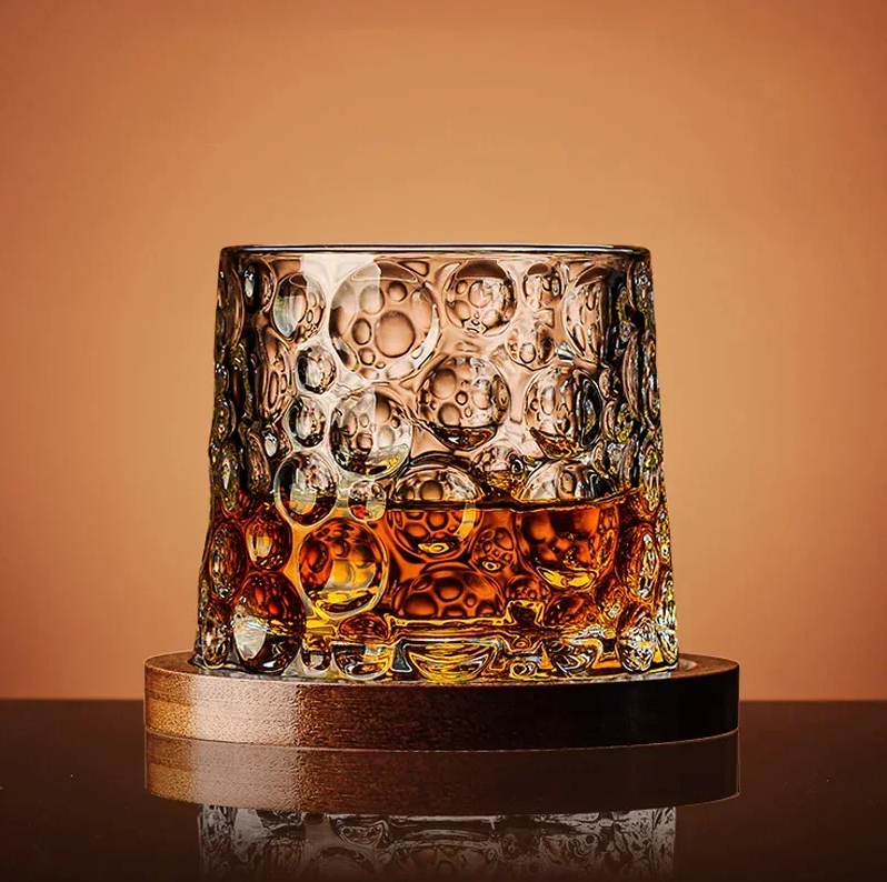 Luxury Rotating Whiskey Glass Set - Cofik