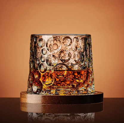 Luxury Rotating Whiskey Glass Set - Cofik