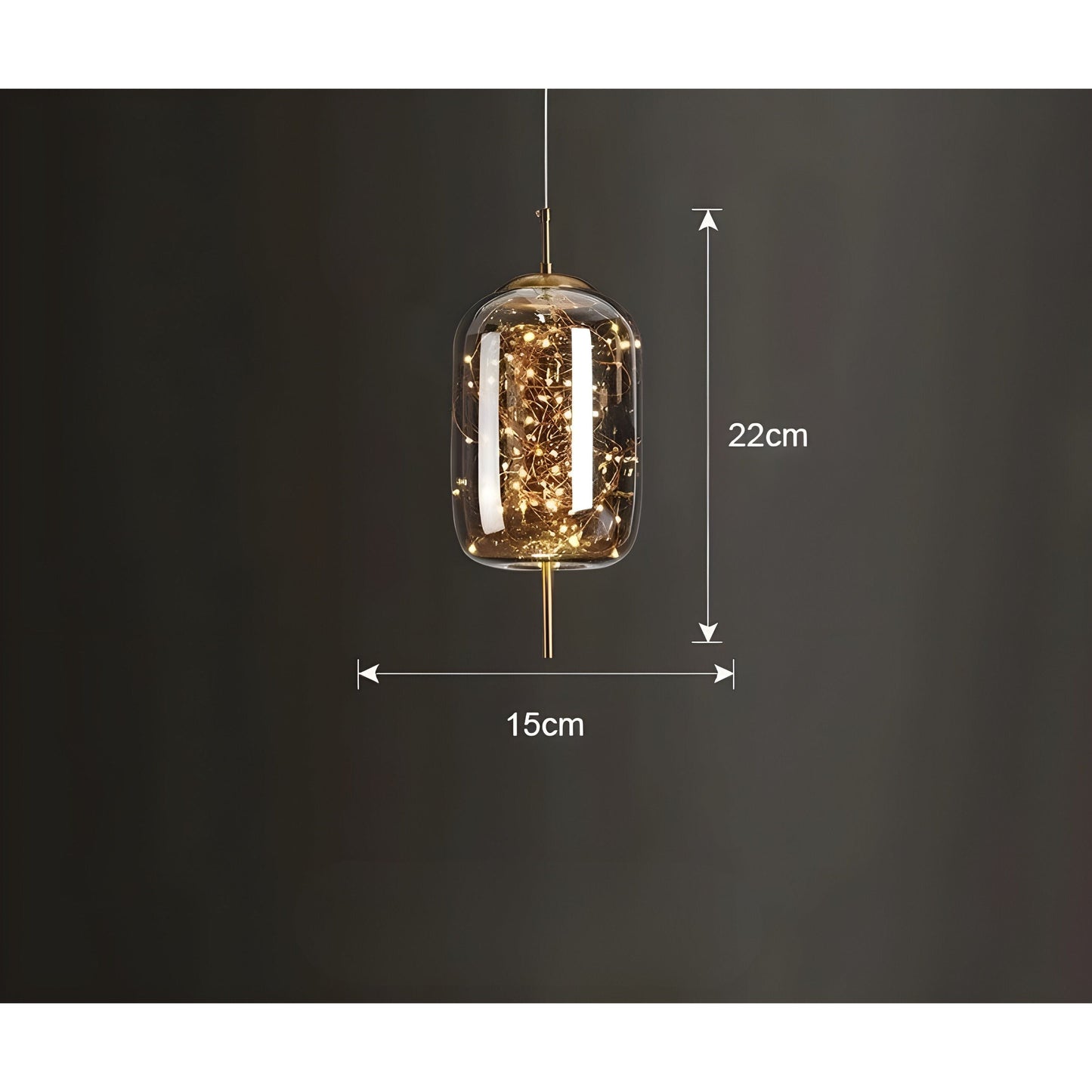 Stylish LED Hanging Star Light Fixture