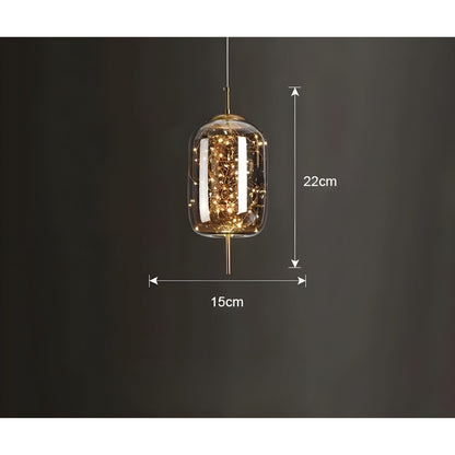 Stylish LED Hanging Star Light Fixture