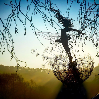Whimsical Outdoor Garden Decor Statue
