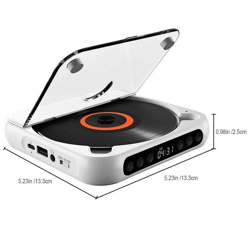 Compact Wireless CD Music Player