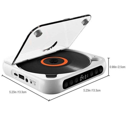 Compact Wireless CD Music Player