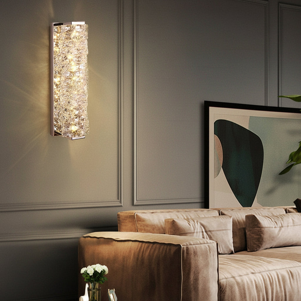 Elegant Glass LED Dimmable Wall Sconce
