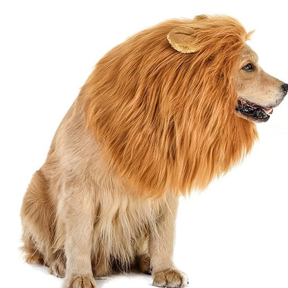 Fun Lion Mane Dog Costume Lightweight Pet Disguise