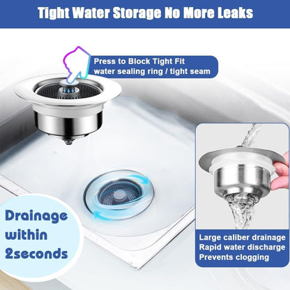 Improved Kitchen Sink Basket Drain Strainer