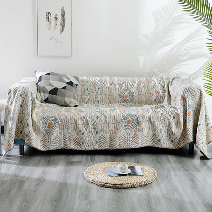 Soft Striped Throw Blanket – Plush Couch Cover
