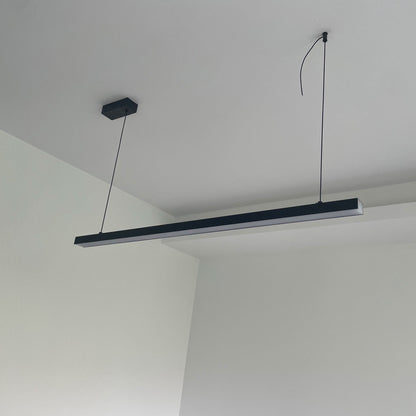 Sleek Metal Kitchen Island LED Pendant Light