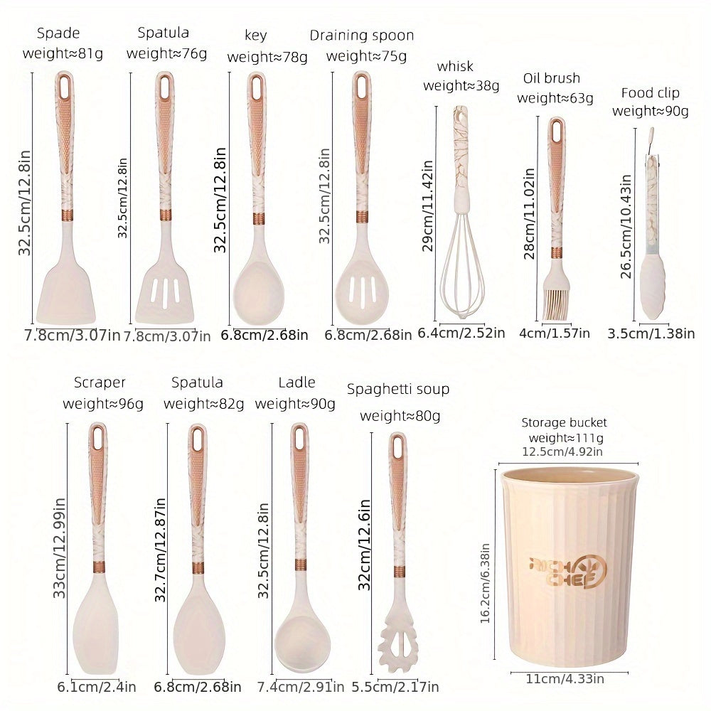 Deluxe Silicone Kitchen Tool Set
