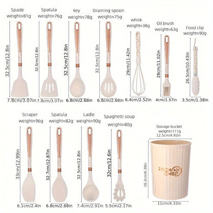 Silicone Kitchen Utensil Set for Easy Cooking