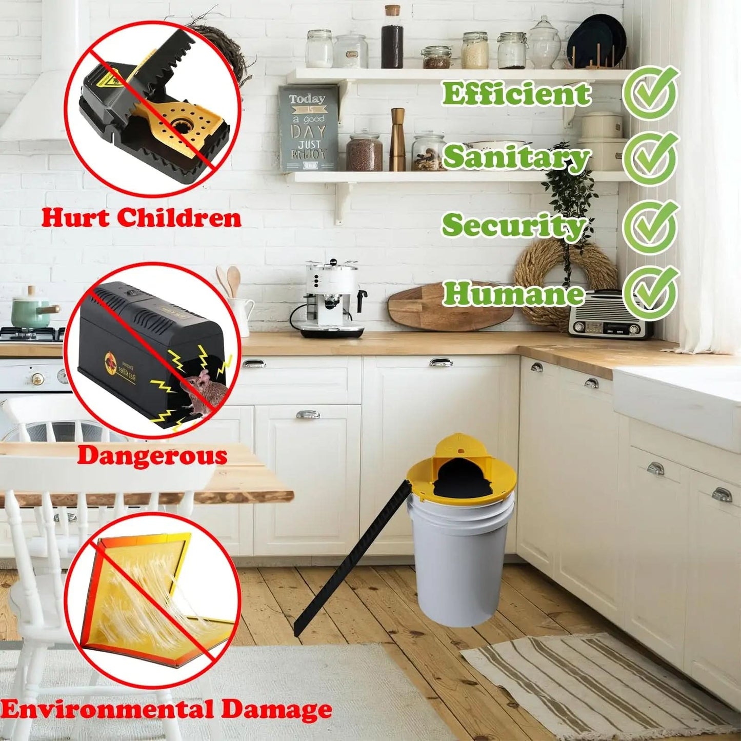 Humane Automatic Mouse Catcher Trap