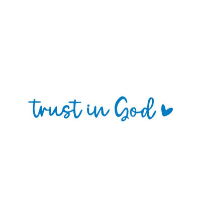 Faith Inspirational Car Rear View Mirror Sticker