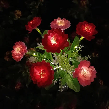 Garden Solar Powered Lamp with 7 Petals