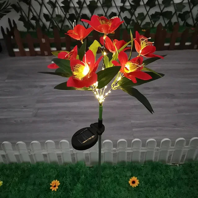 Garden Solar Powered Lamp with 7 Petals