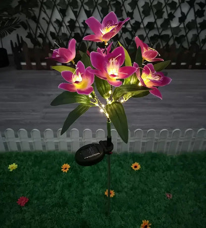 Garden Solar Powered Lamp with 7 Petals