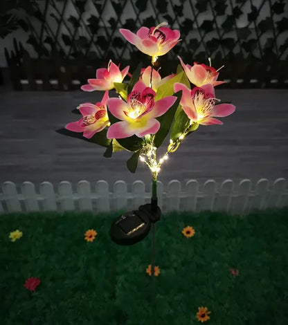 Garden Solar Powered Lamp with 7 Petals