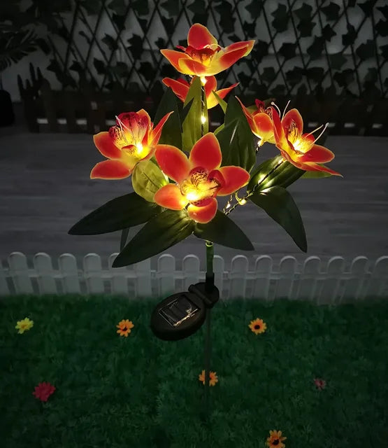 Garden Solar Powered Lamp with 7 Petals