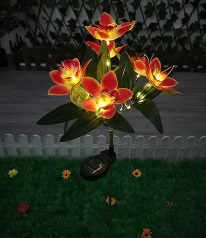 Garden Solar Powered Lamp with 7 Petals