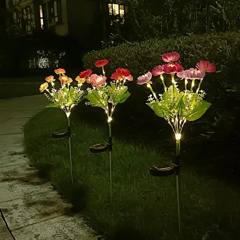 Garden Solar Powered Lamp with 7 Petals