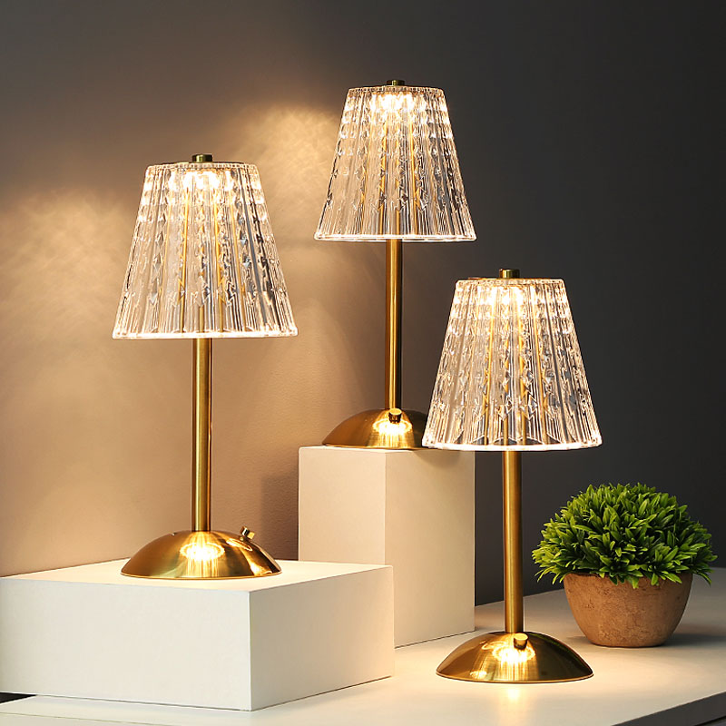 Classic Glass Dimmable Desk Lamp