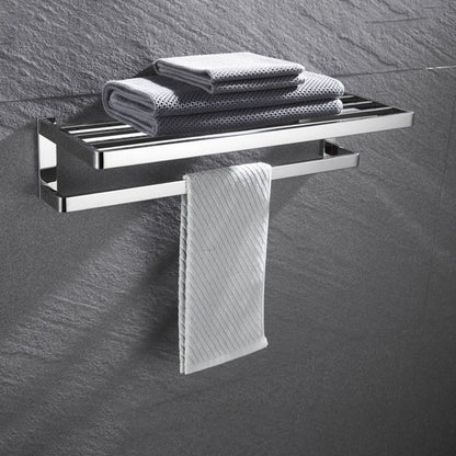 Luxury 5-Piece Chrome Bathroom Accessory Set