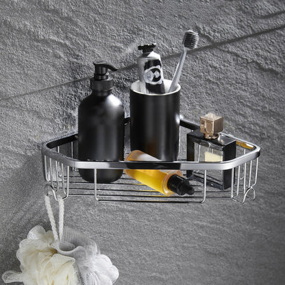 Luxury 5-Piece Chrome Bathroom Accessory Set