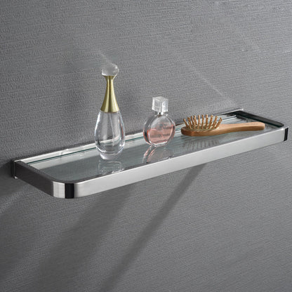 Luxury 5-Piece Chrome Bathroom Accessory Set