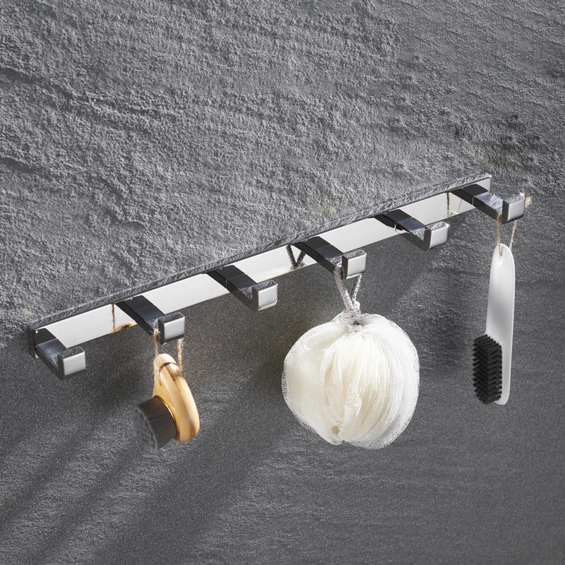 Luxury 5-Piece Chrome Bathroom Accessory Set